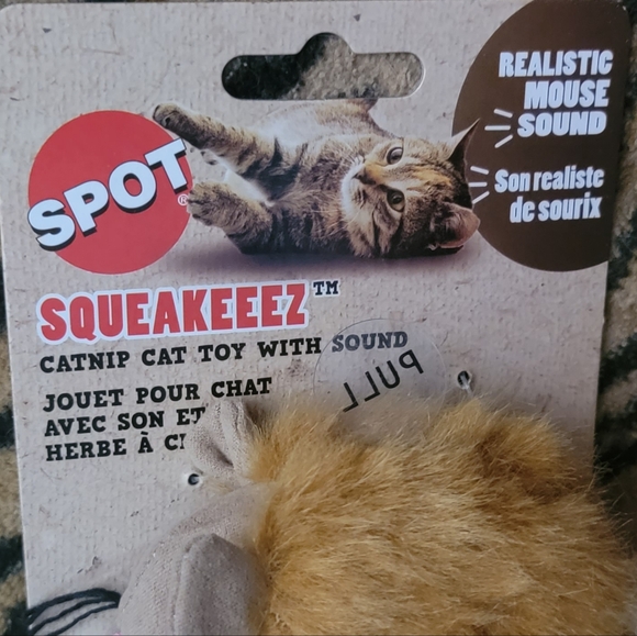 Cat Toy Mouse w Suction Kitten Various Colors - Picture 5 of 6